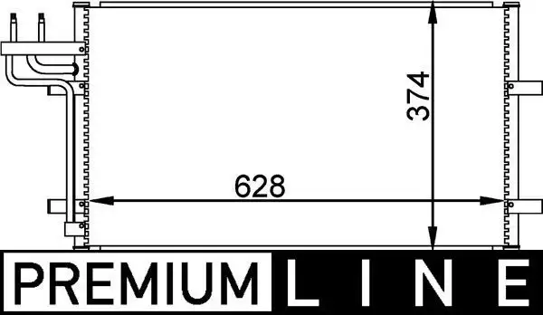 MAHLE AC374000P Klima Radyatörü