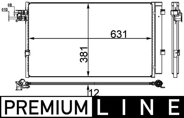 MAHLE AC38000P Klima Radyatörü 64539364258