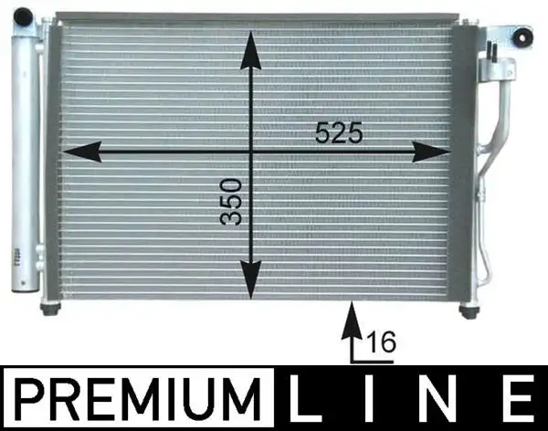 MAHLE AC439000P Klima Radyatörü 976061E300