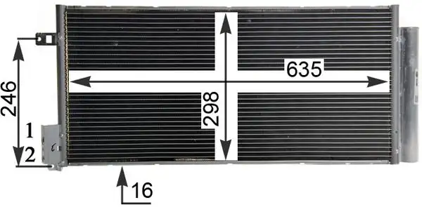 MAHLE AC505001S Klima Radyatörü