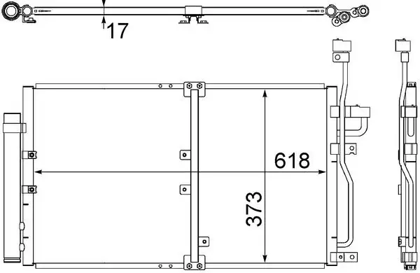 MAHLE AC510000S Klima Radyatörü