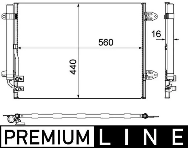 MAHLE AC733000P Klima Radyatörü
