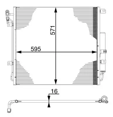 MAHLE AC759000S Klima Radyatörü LR018404