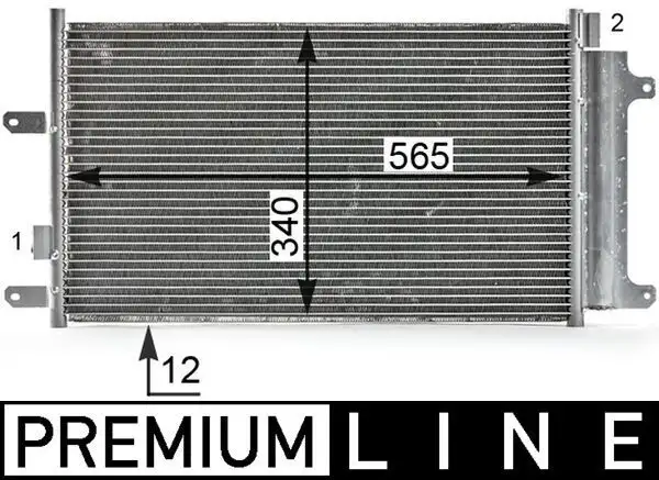 MAHLE AC808000P Klima Radyatörü 504256333