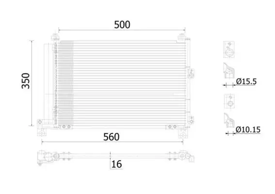 MAHLE AC905000S Klima Radyatörü