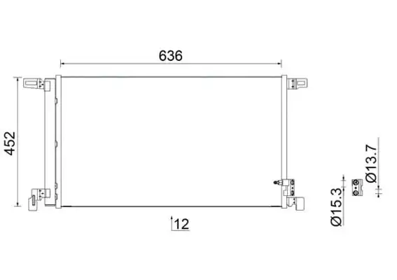 MAHLE AC952000S Klima Radyatörü 4M0816421D