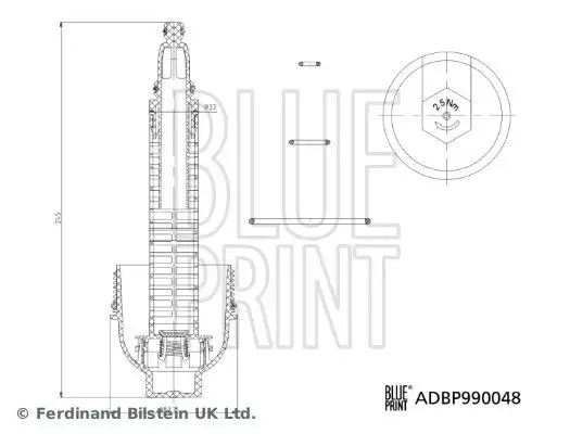 BLUEPRINT ADBP990048 Yağ Filtre Kapağı 11427789323