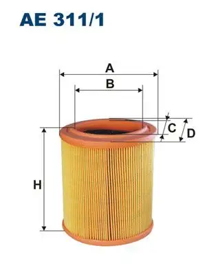 FILTRON AE311/1 Hava Filtresi 1444F0