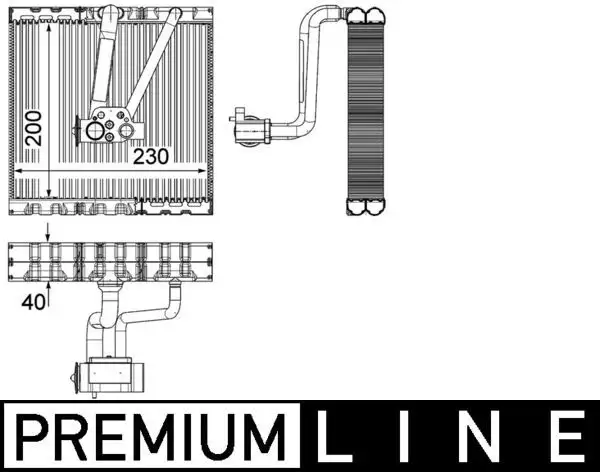 MAHLE AE93000P Klima Radyatörü