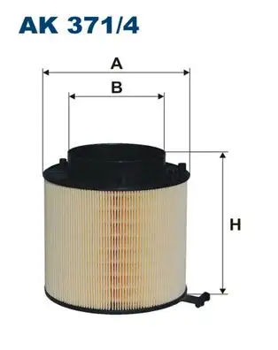 FILTRON AK371/4 Hava Filtresi 8K0133843