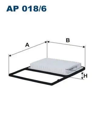 FILTRON AP018/6 Hava Filtresi 17801B1010