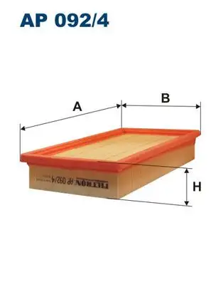 FILTRON AP092/4 Hava Filtresi 46809151