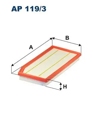 FILTRON AP119/3 Hava Filtresi A2640940100