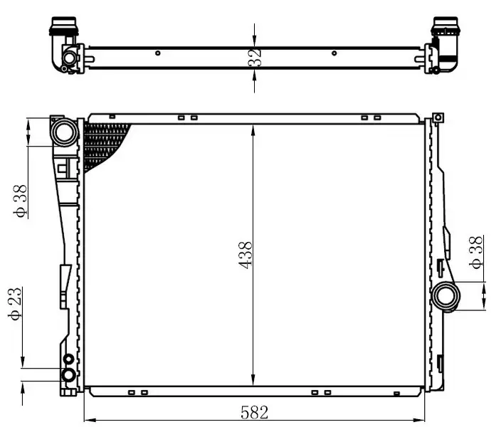 ORIS BBM123032 Radyatör 9071517