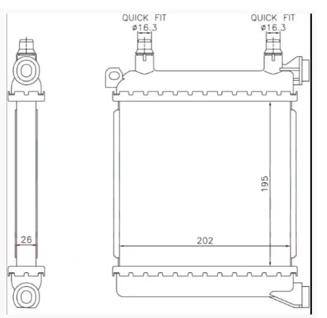 ORIS BBM915026 Radyatör 7634565