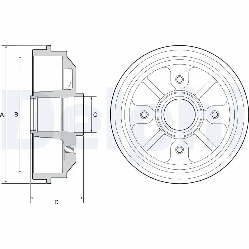 DELPHI BF282 Fren Kampanası 9478267980