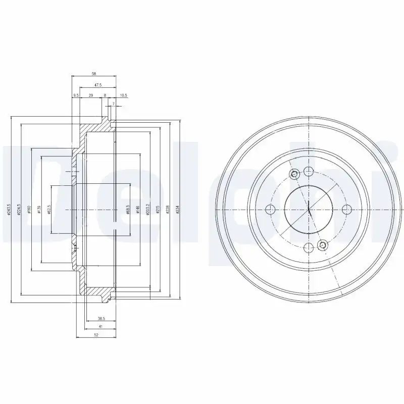 DELPHI BF517 Fren Kampanası 584111C300
