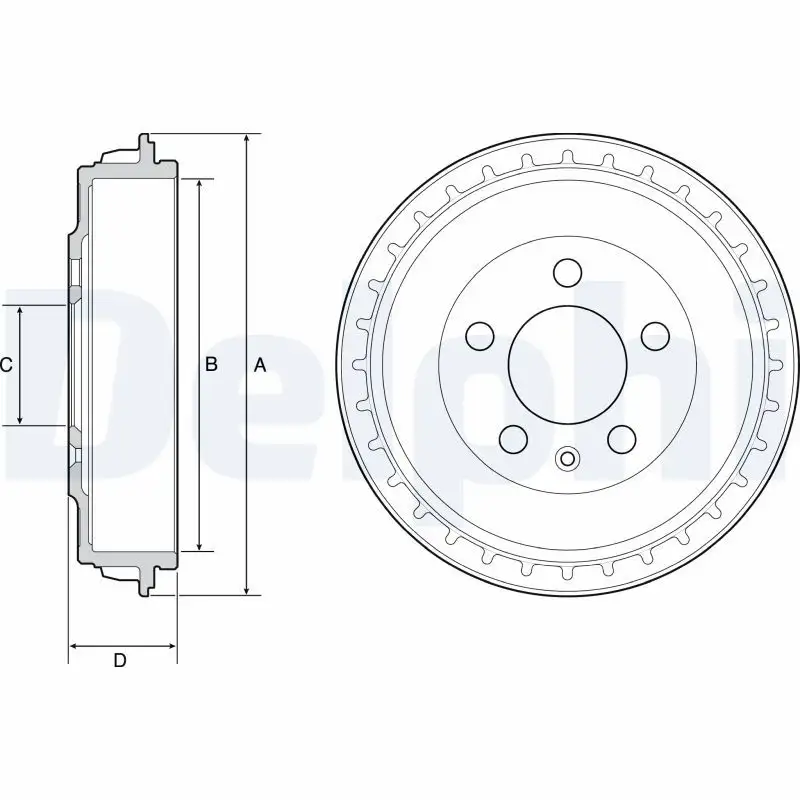 DELPHI BF563 Fren Kampanası 2Q0609617