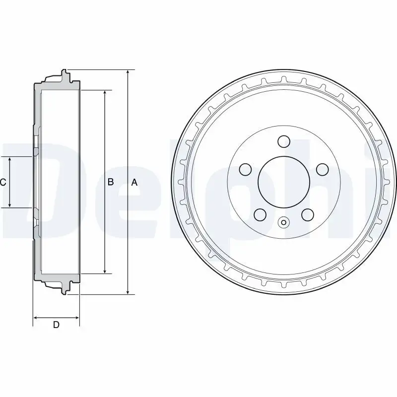DELPHI BF564 Fren Kampanası 2Q0609617A