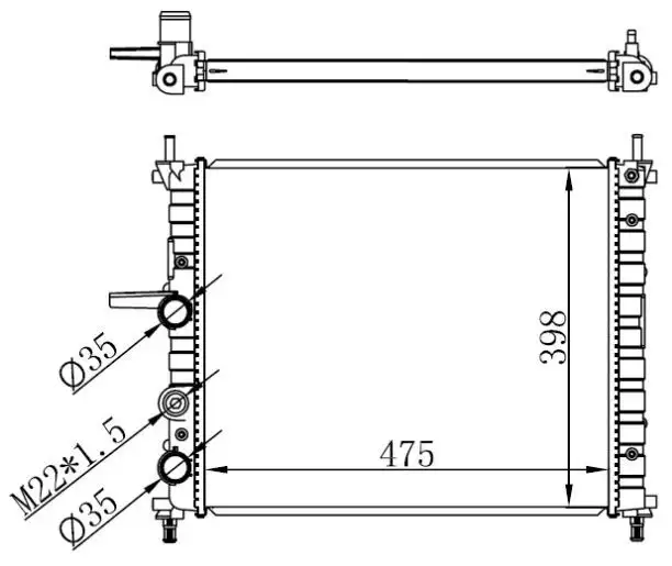 ORIS BFI004022 Radyatör 46525657