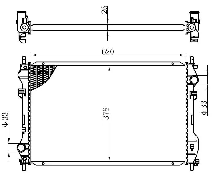 ORIS BFR016022 Radyatör