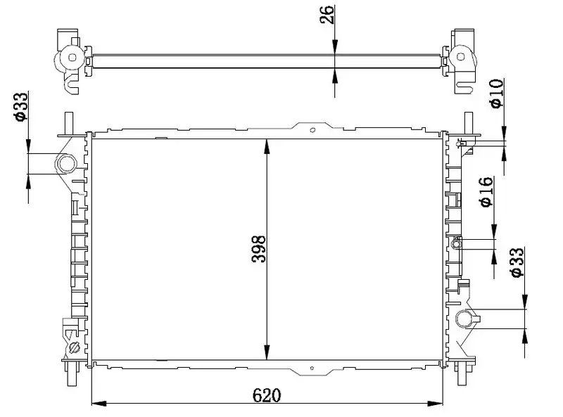 ORIS BFR116026 Radyatör 1365996