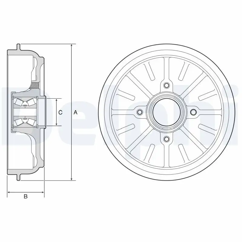 DELPHI BFR576 Fren Kampanası 424750
