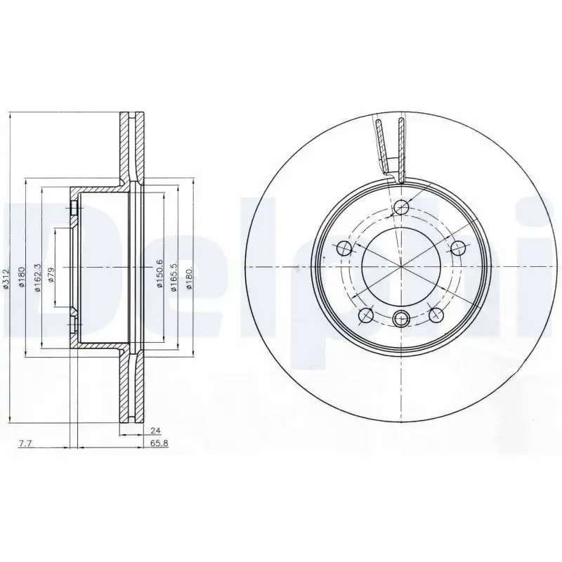 DELPHI BG4172C Ön Fren Diski