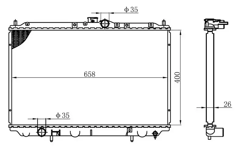 ORIS BMI071016 Radyatör MB925637