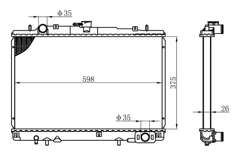ORIS BMI084026 Radyatör MR127853