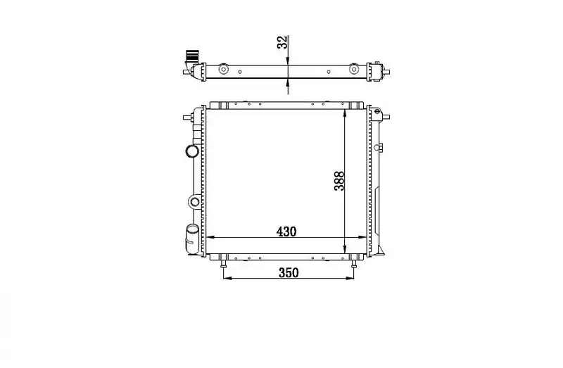 ORIS BRN058032 Radyatör 7700784039