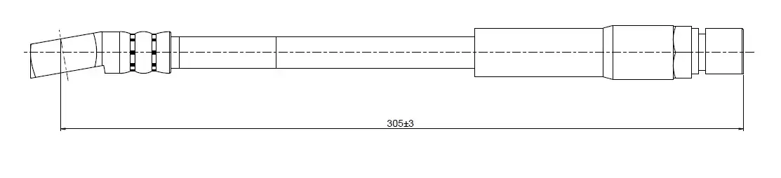 CAVO C800323A Ön Fren Hortumu 90010524