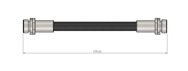 CAVO C800544A Arka Fren Hortumu 6X0611775