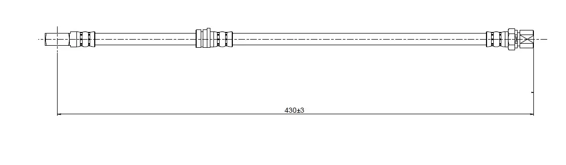 CAVO C800652A Ön Fren Hortumu 562037
