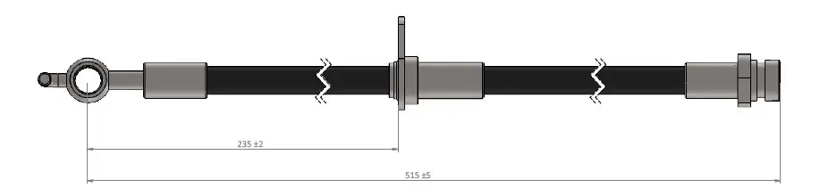 CAVO C900321B Ön Fren Hortumu (Sağ) 4806E1