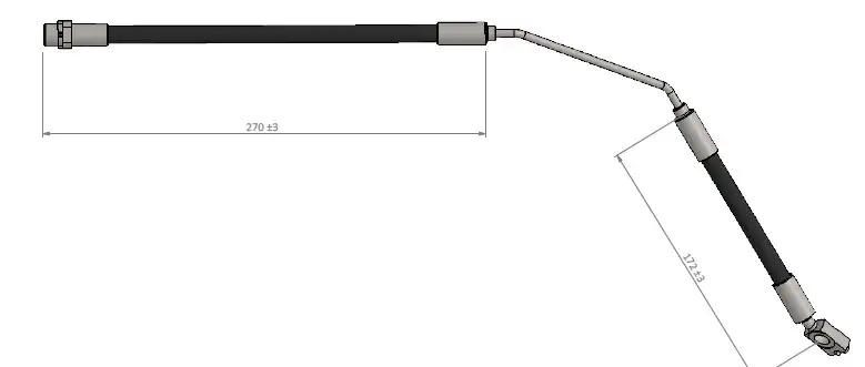 CAVO C900407A Arka Fren Hortumu (Sol) 34301165765