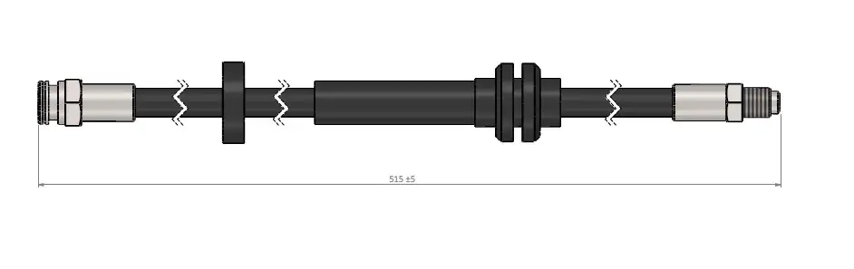 CAVO C900510A Ön Fren Hortumu 4806G6