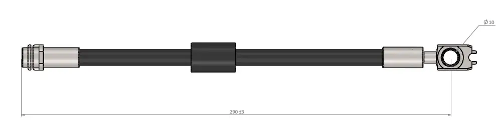 CAVO C900627A Arka Fren Hortumu 3B7611775