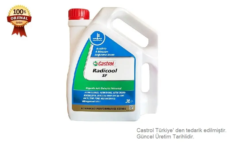 CASTROL Antifriz Kırmızı (3 Litre)