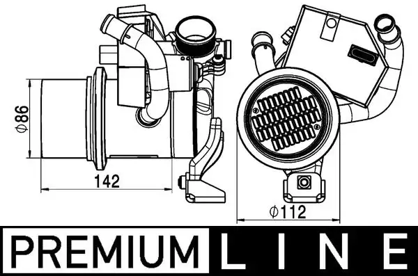 MAHLE CE5000P EGR Soğutucusu