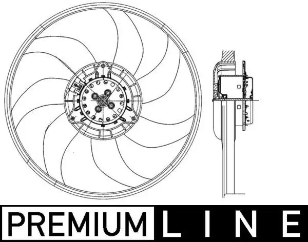 MAHLE CFF400000P Fan Motoru 13453812