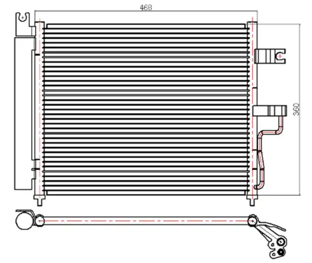 ORIS CHY256017 Klima Radyatörü 9760625600