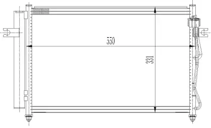 ORIS CHY772016 Klima Radyatörü 976061C200