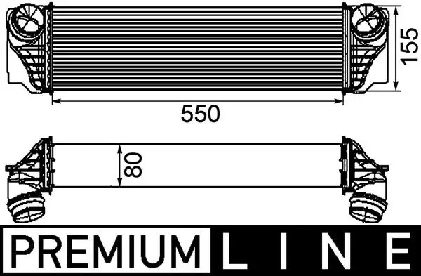 MAHLE CI184000P Turbo Radyatörü 17517805629