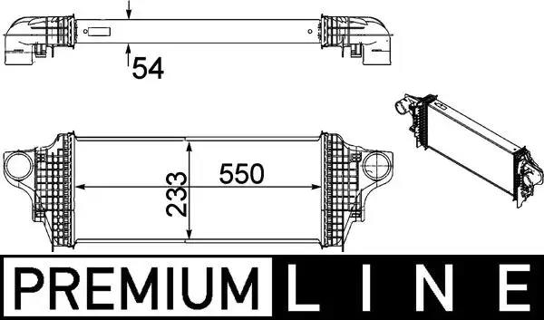 MAHLE CI238000P Turbo Radyatörü A2515000000