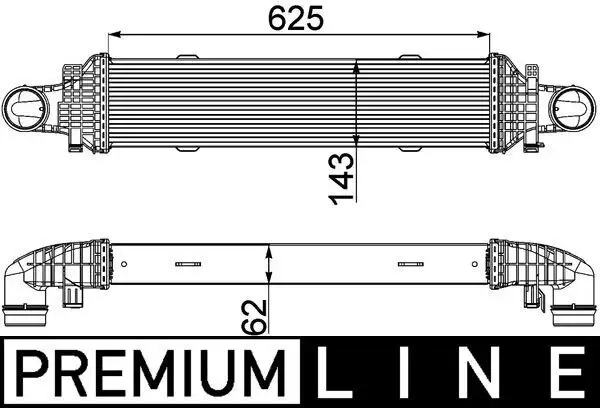 MAHLE CI357000P Turbo Radyatörü A2045000200