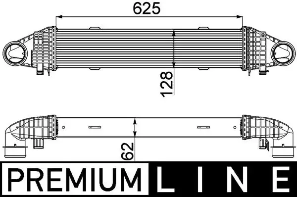MAHLE CI358000P Turbo Radyatörü A2045000300