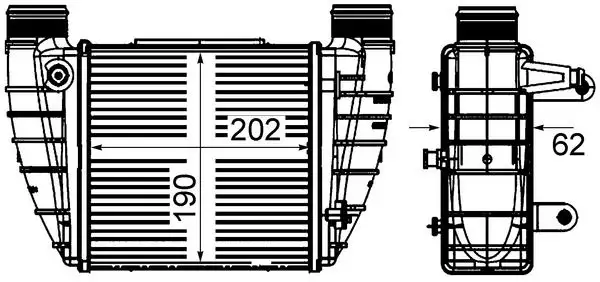 MAHLE CI421000S Turbo Radyatörü 8E0145806M