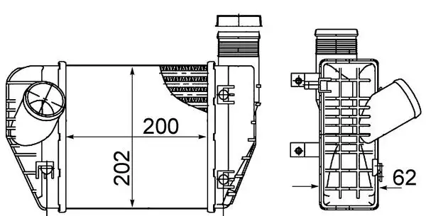 MAHLE CI423000S Turbo Radyatörü