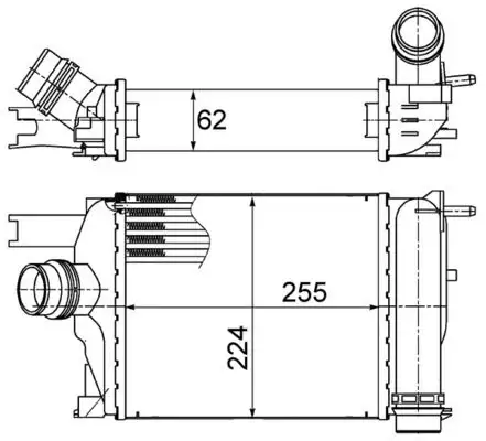 MAHLE CI497000S Turbo Radyatörü
